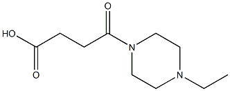 4-(4-ethylpiperazin-1-yl)-4-oxobutanoic acid Struktur