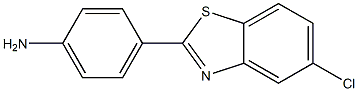 4-(5-chloro-1,3-benzothiazol-2-yl)aniline Struktur