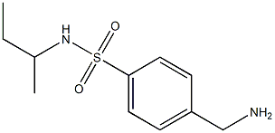 4-(aminomethyl)-N-(sec-butyl)benzenesulfonamide Struktur