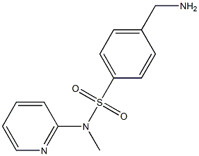 4-(aminomethyl)-N-methyl-N-(pyridin-2-yl)benzene-1-sulfonamide Struktur