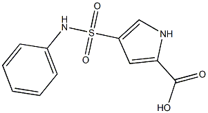 4-(anilinosulfonyl)-1H-pyrrole-2-carboxylic acid Struktur