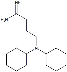 4-(dicyclohexylamino)butanimidamide Struktur