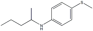 4-(methylsulfanyl)-N-(pentan-2-yl)aniline Struktur