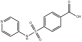 4-(pyridin-4-ylsulfamoyl)benzoic acid Struktur