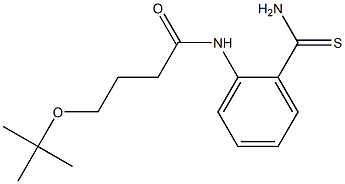 4-(tert-butoxy)-N-(2-carbamothioylphenyl)butanamide Struktur