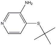 4-(tert-butylsulfanyl)pyridin-3-amine Struktur