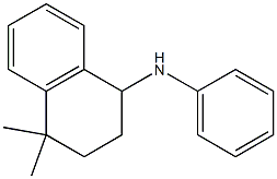 4,4-dimethyl-N-phenyl-1,2,3,4-tetrahydronaphthalen-1-amine Struktur