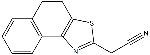 4,5-dihydronaphtho[1,2-d][1,3]thiazol-2-ylacetonitrile Struktur