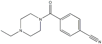 4-[(4-ethylpiperazin-1-yl)carbonyl]benzonitrile Struktur