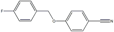 4-[(4-fluorophenyl)methoxy]benzonitrile Struktur