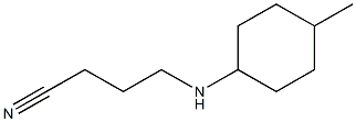 4-[(4-methylcyclohexyl)amino]butanenitrile Struktur