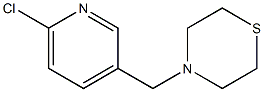 4-[(6-chloropyridin-3-yl)methyl]thiomorpholine Struktur