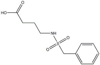 4-[(benzylsulfonyl)amino]butanoic acid Struktur