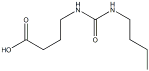 4-[(butylcarbamoyl)amino]butanoic acid Struktur