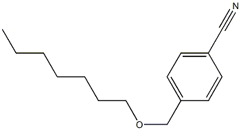 4-[(heptyloxy)methyl]benzonitrile Struktur