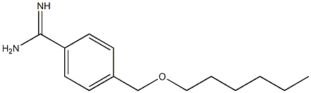 4-[(hexyloxy)methyl]benzene-1-carboximidamide Struktur