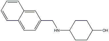 4-[(naphthalen-2-ylmethyl)amino]cyclohexan-1-ol Struktur