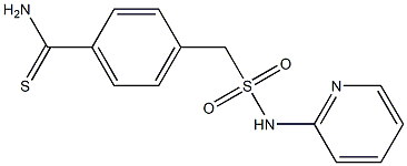 4-[(pyridin-2-ylsulfamoyl)methyl]benzene-1-carbothioamide Struktur