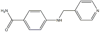 4-[(pyridin-4-ylmethyl)amino]benzamide Struktur