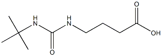 4-[(tert-butylcarbamoyl)amino]butanoic acid Struktur