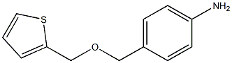 4-[(thiophen-2-ylmethoxy)methyl]aniline Struktur