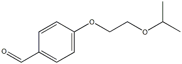 4-[2-(propan-2-yloxy)ethoxy]benzaldehyde Struktur