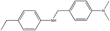 4-{[(4-ethylphenyl)amino]methyl}-N,N-dimethylaniline Struktur