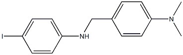 4-{[(4-iodophenyl)amino]methyl}-N,N-dimethylaniline Struktur