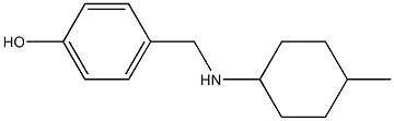 4-{[(4-methylcyclohexyl)amino]methyl}phenol Struktur