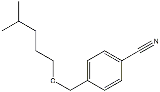 4-{[(4-methylpentyl)oxy]methyl}benzonitrile Struktur