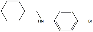 4-bromo-N-(cyclohexylmethyl)aniline Struktur