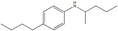 4-butyl-N-(pentan-2-yl)aniline Struktur