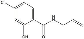 4-chloro-2-hydroxy-N-(prop-2-en-1-yl)benzamide Struktur