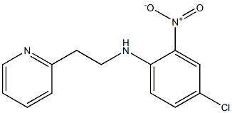 4-chloro-2-nitro-N-[2-(pyridin-2-yl)ethyl]aniline Struktur