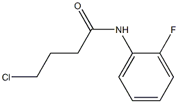 4-chloro-N-(2-fluorophenyl)butanamide Struktur