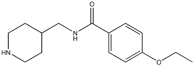 4-ethoxy-N-(piperidin-4-ylmethyl)benzamide Struktur