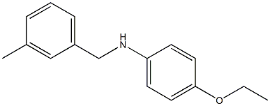 4-ethoxy-N-[(3-methylphenyl)methyl]aniline Struktur