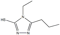 4-ethyl-5-propyl-4H-1,2,4-triazole-3-thiol Struktur