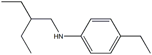 4-ethyl-N-(2-ethylbutyl)aniline Struktur