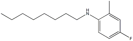 4-fluoro-2-methyl-N-octylaniline Struktur