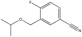 4-fluoro-3-(isopropoxymethyl)benzonitrile Struktur