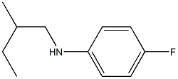 4-fluoro-N-(2-methylbutyl)aniline Struktur