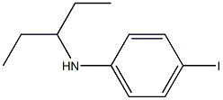 4-iodo-N-(pentan-3-yl)aniline Struktur