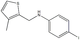 4-iodo-N-[(3-methylthiophen-2-yl)methyl]aniline Struktur