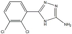 5-(2,3-dichlorophenyl)-4H-1,2,4-triazol-3-amine Struktur