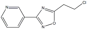 5-(2-chloroethyl)-3-(pyridin-3-yl)-1,2,4-oxadiazole Struktur