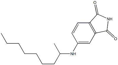 5-(nonan-2-ylamino)-2,3-dihydro-1H-isoindole-1,3-dione Struktur