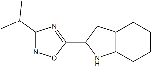 5-(octahydro-1H-indol-2-yl)-3-(propan-2-yl)-1,2,4-oxadiazole Struktur