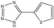 5-(thiophen-2-yl)-1H-1,2,3,4-tetrazole Struktur