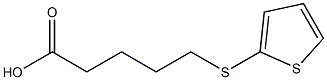 5-(thiophen-2-ylsulfanyl)pentanoic acid Struktur